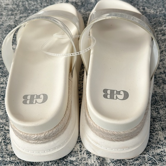 Gianni Bini Cream Slide Sandals - Picture 3 of 3